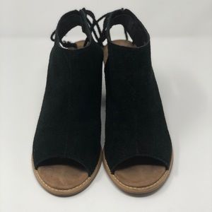 Toms Elba Suede Heeled Sandals
